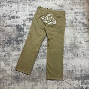 Authentic Bape 2000’s Baby Milo Chino Khaki Pants 28